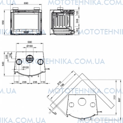   Nordica INSERTO 70 VENTILATO TONDO