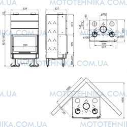 ̲  NORDICA MONOBLOCCO GHISA 750 PIANO