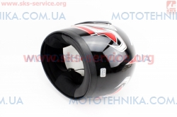 Шлем закрытый BLD-825 - XS-ЧЕРНЫЙ с рисунком + воротник (330136)