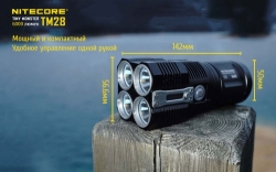 ˳ Nitecore TM28 (4xCree XHP35 HI, 6000 , 8 , 4x18650)