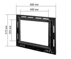 ДВЕРЦЯТА ДЛЯ КАМІНУ KAWMET W6 515X685