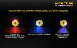 ˳ Nitecore MH27UV (ree XP-L HI V3 + ultraviolet LED 1000 , 13 , 118650, USB)