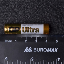 Батарейка щелочная, Alkaline AAA Ultra (24AU, LR03) GP 1.5V