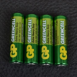   AA Greencell (15G, R6P) GP 1.5V, 4.  