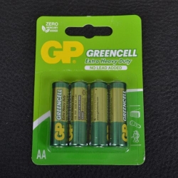   AA Greencell (15G, R6P) GP 1.5V, 4.  