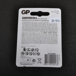   AA Greencell (15G, R6P) GP 1.5V, 4 .  