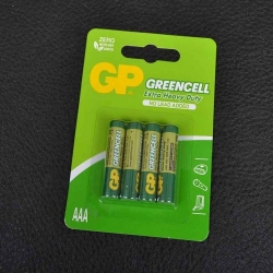   AAA Greencell (24G, LR03) GP 1.5V, 4 .  