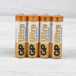 Батарейка щелочная Alkaaline AA Ultra (15AUHM-2UE2, LR6) GP 1.5V (2шт, блистер)