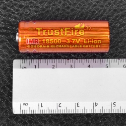   Li-Ion IMR 18500 3.7V TrustFire (1100mAh)