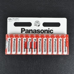   AA (L) R6 Panasonic Red Zinc 1.5V, 12 .  