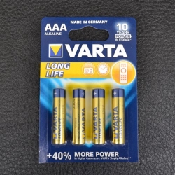  , Alkaline AAA Longlife (4103, LR03) Varta 1.5V, 4 .  