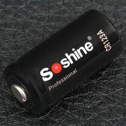   CR123A / 16340 Soshine 3V (1600mAh)