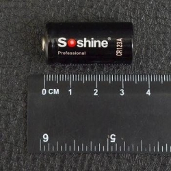   CR123A / 16340 Soshine 3V (1600mAh)