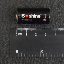   CR123A / 16340 Soshine 3V (1600mAh)