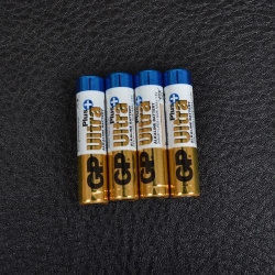 Батарейка лужна Alkaaline AAA Ultra plus (24AUPHM-2UE4, LR03, AUP) GP 1.5V (4 шт, блістер)