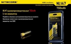   Li-Ion 14500 Nitecore NL147 3.7V (750mAh), 