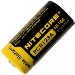 ����������� �������� Li-Ion CR123A Nitecore NL166 3.7V (650mAh), ����������