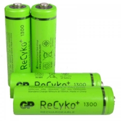 ����������� ������-���������������� Ni-MH AA GP Re�yko, 1.2V (1300mAh), 4��. � ��������