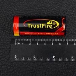   Li-Ion 26650 TrustFire 3.7V (5000mAh), 