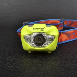 Ліхтар налобний Rayfall HP3A (Cree XP-E + 2xRed LED, 160 люмен, 6 режимів, 3хААА), лайм