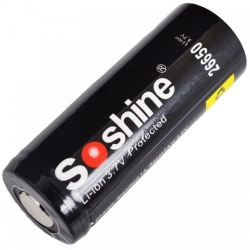   Li-Ion 26650 Soshine 3.7V (5500mAh), 