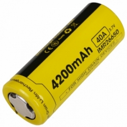 ����������� �������� Li-Ion IMR 26650 Nitecore 3.7V (4200mAh)