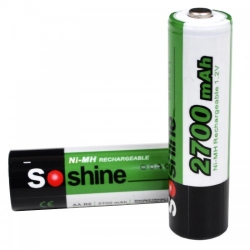 ����������� ������-���������������� Ni-MH AA (R6) Soshine 1.2V (2700mAh), 4�� � ��������