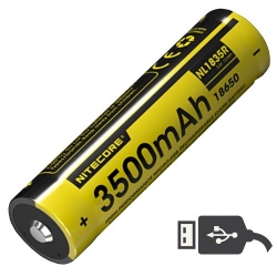 ����������� �������� Li-Ion 18650 Nitecore NL1835R 3.6V (3500mAh, USB), ����������