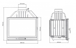 ̲  NORDFLAM LA BRAISE LB 700 PIROLISE