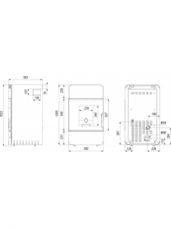 ПЕЛЛЕТНАЯ ПЕЧЬ DEFRO HOME OMNIPELL ЧЕРНЫЙ