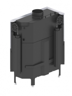 Каминная топка с водяным контуром Hitze Albero Aquasystem ALAQS90X41.LG-D