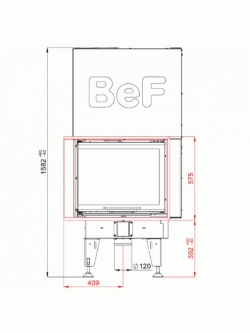 КАМИННАЯ ТОПКА BEF ROYAL V 7 CL