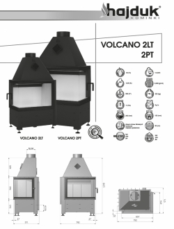 Каминная топка Hajduk VOLCANO  2LT-S (slim)