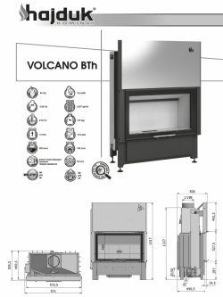 Каминная топка Hajduk Volcano BTh