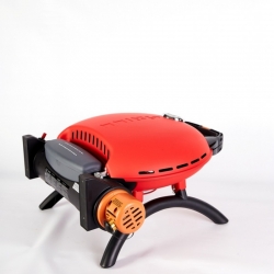 ПОРТАТИВНИЙ ПЕРЕНОСНИЙ ГАЗОВИЙ ГРИЛЬ O-GRILL 700T, ЧЕРВОНИЙ + АДАПТЕР А-ТИП
