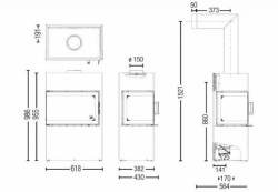   Austroflamm Dexter S2 Left / Right