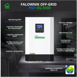 �������� ��������������� �������� OFF-GRID PGF OG-5500 MPPT 5.5KW + WiFi (OG-5500)