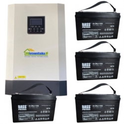 �������� ��������������� �������� OFF-GRID PGF OG-5500 MPPT 5.5KW + WiFi + ���������� Bass Polska AGM BP-5976 (�4) (KOG-5500)