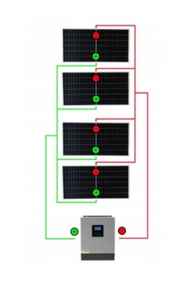 �������� ��������������� �������� OFF-GRID PGF OG-5500 MPPT 5.5KW + WiFi + ���������� Bass Polska AGM BP-5976 (�4) (KOG-5500)