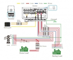 ��������� �������� V-TAC 6KW SUN-6K-SG04LP3-EU (V-TAC11788)
