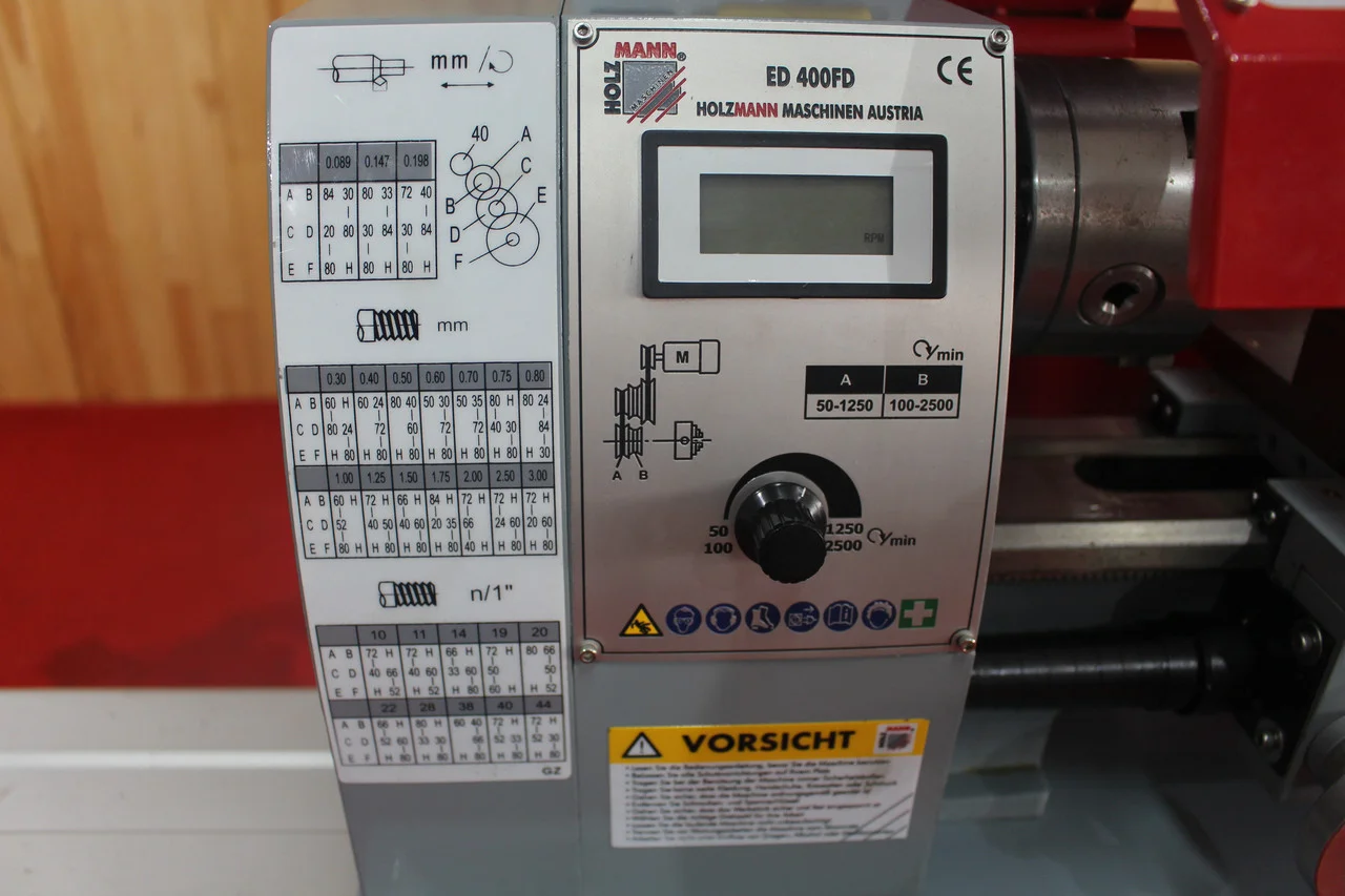 Токарно-гвинторізний верстат Holzmann ED 400FD (ED400FD_230V).