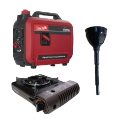 Інверторний генератор Tvardy T05015 + газова плитка Orcamp CK-505 + обігрівач електричний Gardyer HE2000 (KT05015).