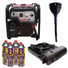 Бензиновый генератор EF Power YH6500S-IV + газовая плитка Orcamp CK-505 + электрический обогреватель Gardyer (KYH6500S-IV(K))