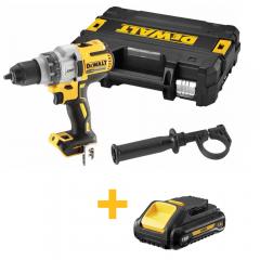 Дрель-шуруповерт аккумуляторная бесщёточная DeWALT DCD991NT+DCB187 (DCD991NT+DCB187)