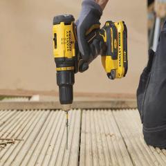Дриль-шуруповерт безщітковий акумуляторний STANLEY FATMAX SFMCD710D2K (SFMCD710D2K)