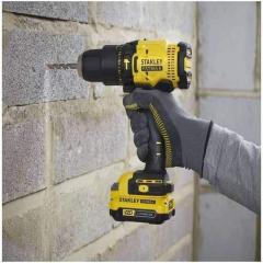 Дрель-шуруповерт ударный аккумуляторный STANLEY FATMAX SFMCD711C2K (SFMCD711C2K)