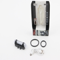 Фонарь передний 5 диодов 15 lumen, Li-ion 3.7V 330mAh зарядка от USB, влагозащитный, АQY-093 (409342)