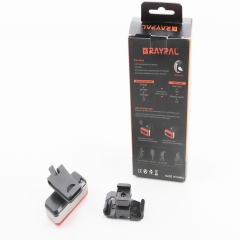 Фонарь задний 120 lumen алюминиевый, Li-ion 3.7V 500mAh зарядка от USB, датчик света, влагозащитный, RPL-2286 (409375)