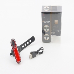 Ліхтар задній 60 lumen, Li-ion 3.7V 330mAh зарядка від USB, вологозахисний, HJ-040 (409398)