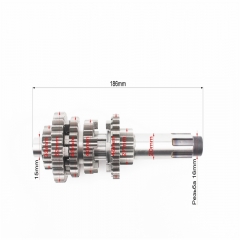 Loncin- LX250GY-3 Коробка передач (два вали з шестернями) (507260)